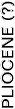 pliocene